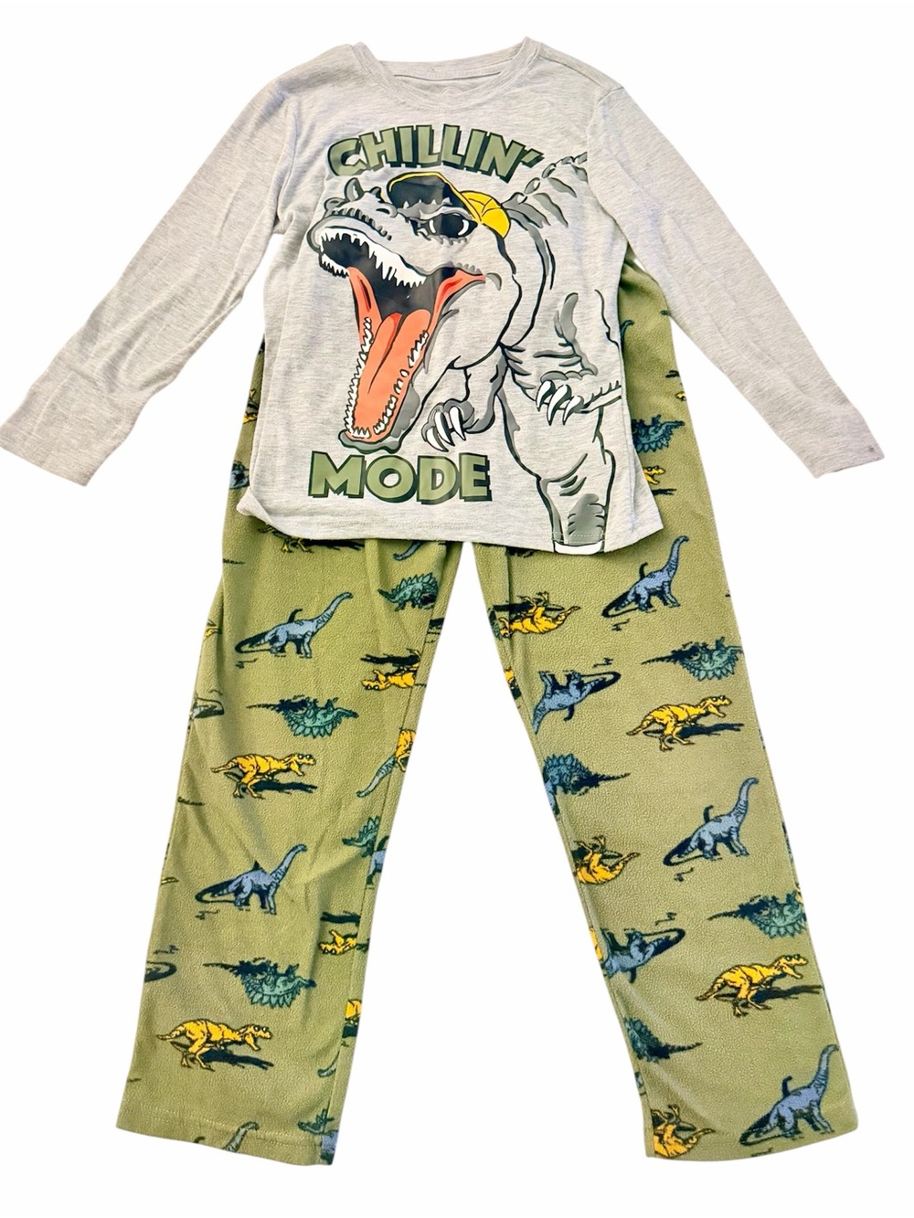 Wonder Nation Dinosaur Pajama Set Size 8